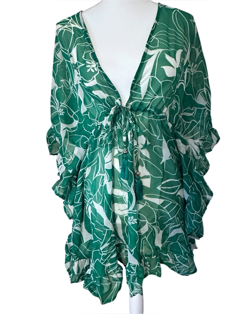 NWT - Club Z sheer swimsuit coverup.